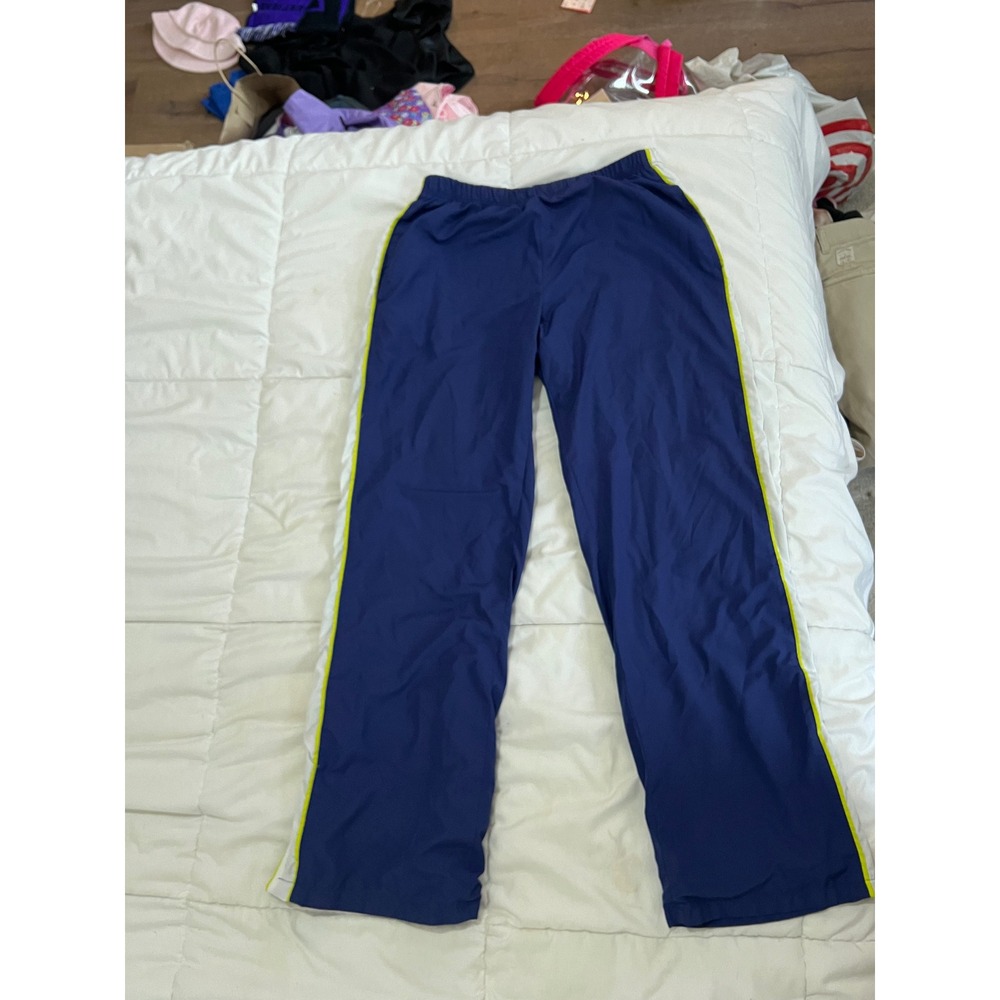Gloria Vanderbilt Sport Blue Track Pants  women size M athleisure vintage 90s